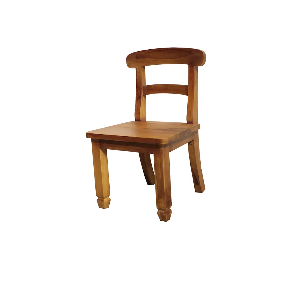 【吉迪市柚木家具】柚木靠背式孩童椅 UNC8-20(小孩椅 椅子 木椅 椅凳 客廳)