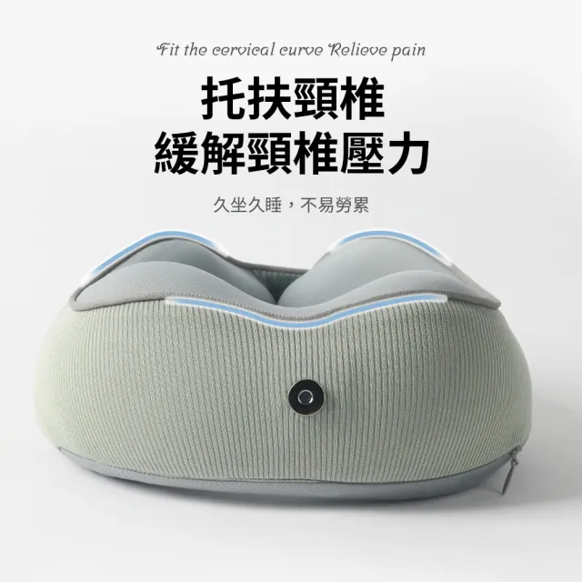【SUNORO】mini款U型枕 記憶棉護頸枕 旅行頸枕 飛機枕(兒童款)