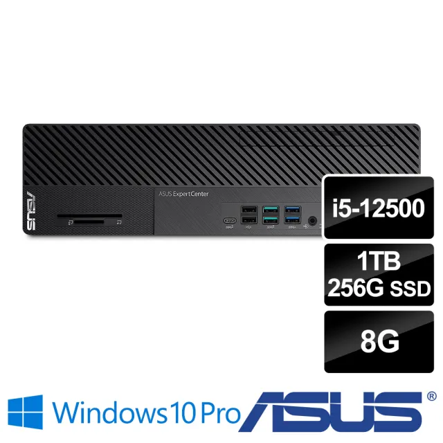 ASUS 華碩】i5薄型商用電腦(M700SD/i5-12500/8G/256G SSD+1TB HDD/W10P