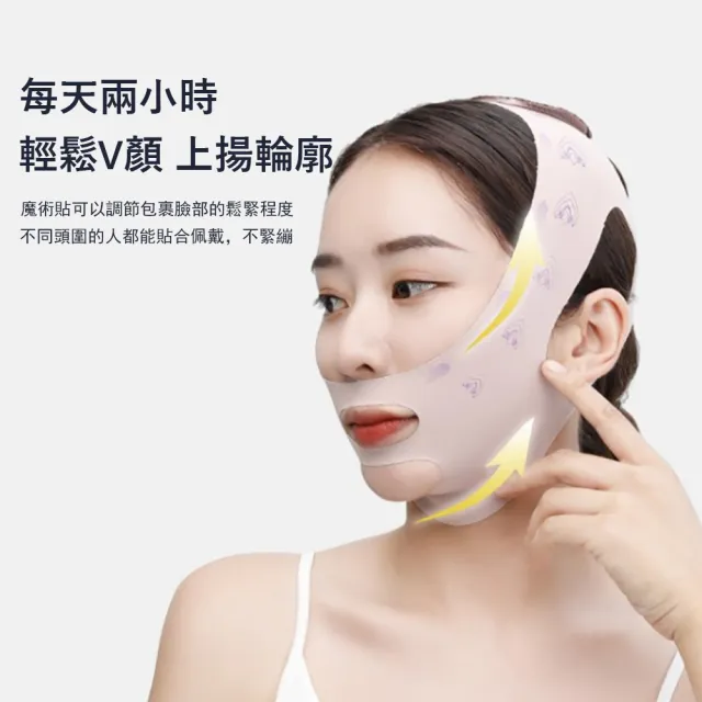 【Kyhome】廋臉V臉帶 塑型提拉緊緻面罩 止鼾帶 法令紋睡眠面罩
