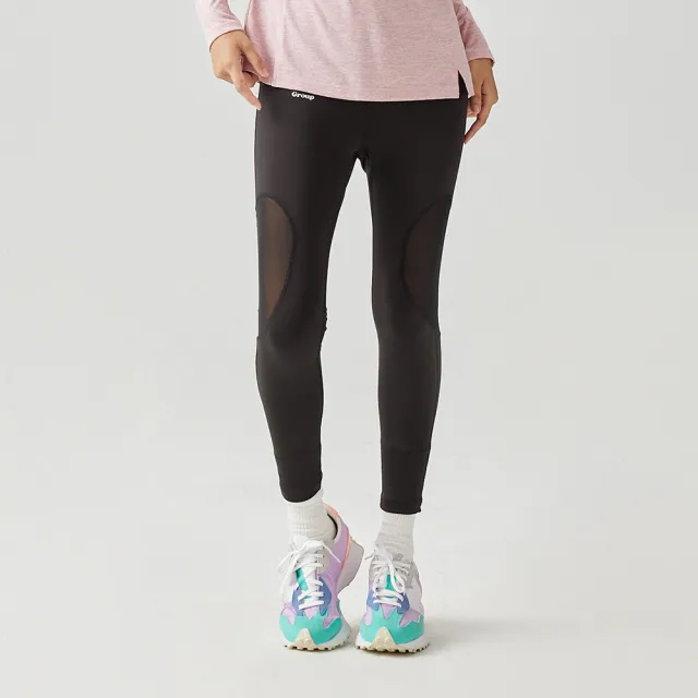 【BATIS 巴帝斯】慢跑保暖防護legging - 女 - 兩色