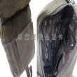 【SNOW.bagshop】斜側背小容量防水帆布+皮革材質可肩背可斜側背酷造型型男必備款