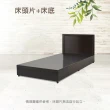 【IHouse】簡約風 房間組二件 床片+床底 -單人3尺