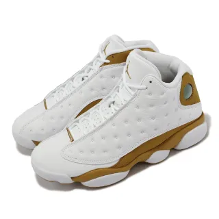 【NIKE 耐吉】Air Jordan 13 Retro Wheat 白 棕 AJ13 男鞋 喬丹 休閒鞋(414571-171)