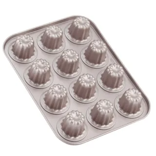 【Chefmade學廚原廠正品】12連不粘迷你可露麗模(WK9950小可露麗模可麗露模具)