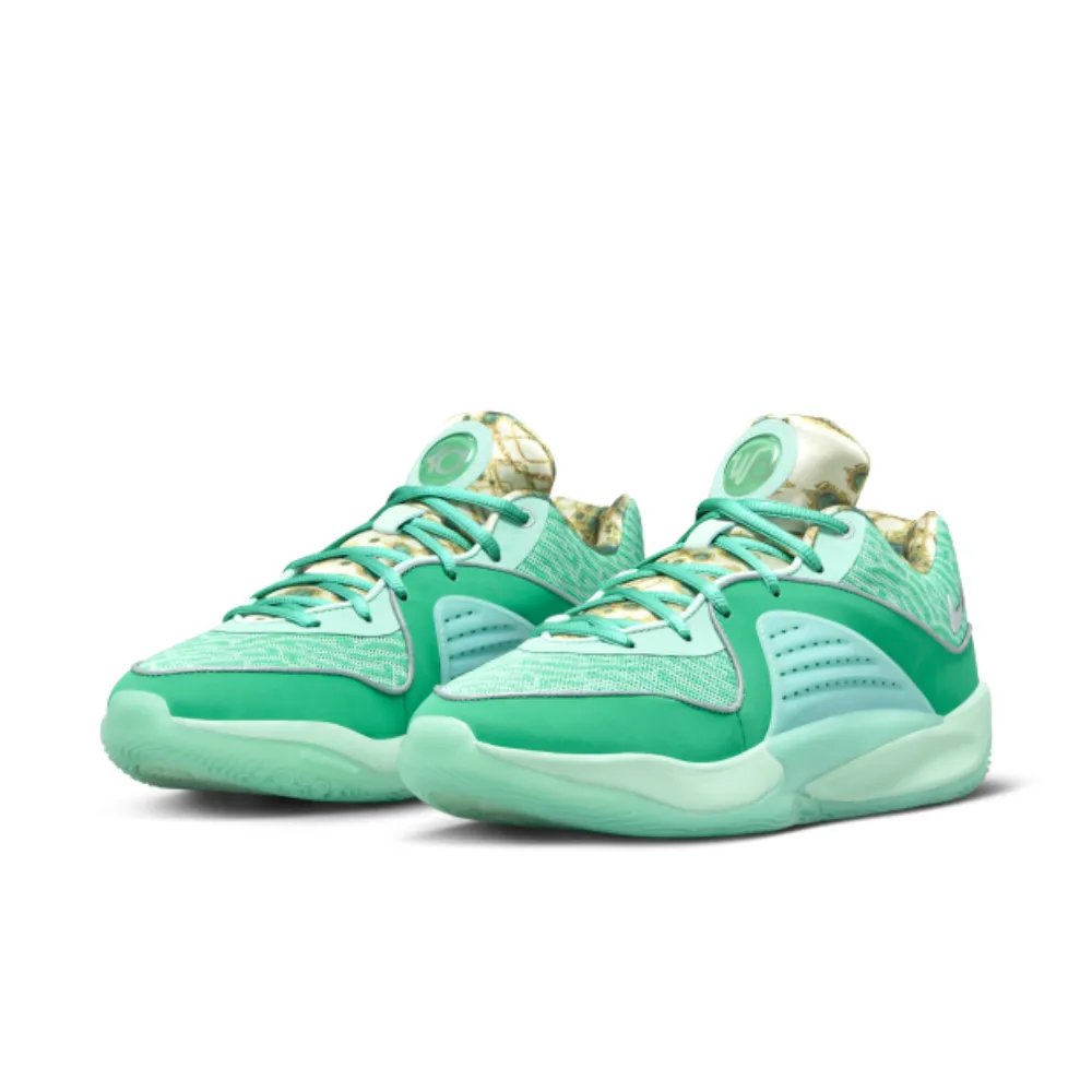 【NIKE 耐吉】籃球鞋 男鞋 運動鞋 包覆 緩震 KD16 EP 綠 DV2916-301(2B3448)