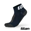 【titan 太肯】功能慢跑訓練襪 深藍/竹炭(專業慢跑襪款~分散跑者每一步足底壓力)