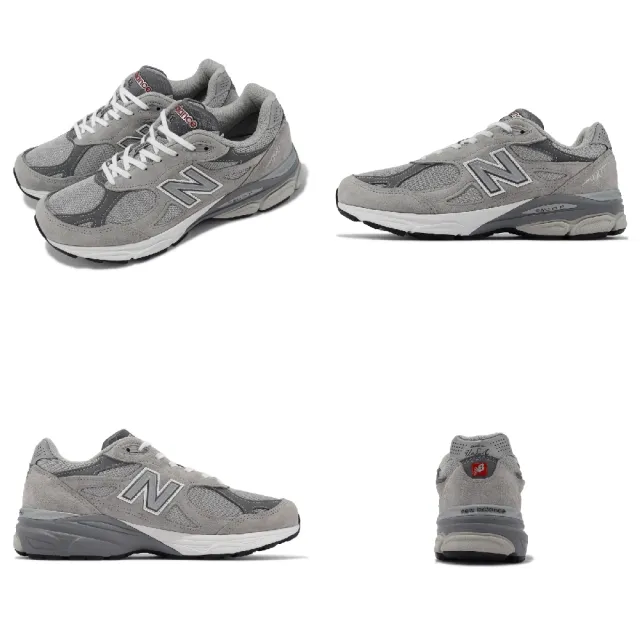 NEW BALANCE】休閒鞋990 V3 男鞋女鞋灰元祖灰銀美製麂皮反光運動鞋NB