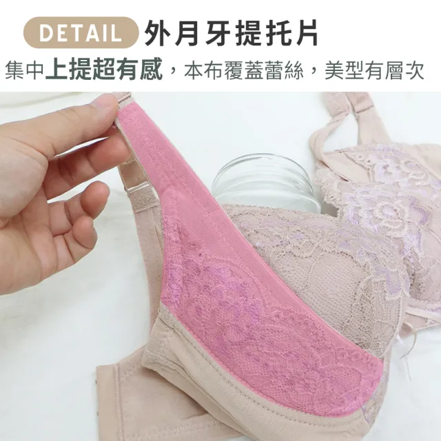 【尚芭蒂】大尺碼 成套 MIT台灣製B-E罩/拉提美胸線條軟鋼圈機能內衣/集中包覆調整型(黑色)