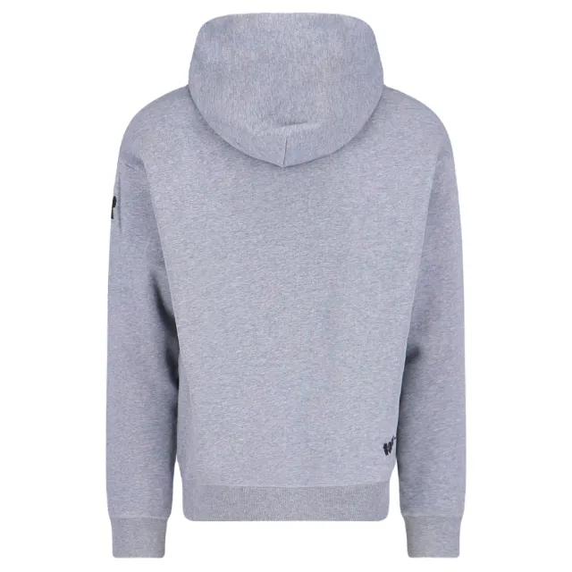 【MONCLER】男款 Grenoble Day-Namic 系列 品牌LOGO 長袖帽T-灰色(S號、M號)