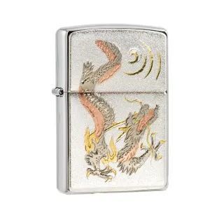 【Zippo】日本傳統風格-神龍飛舞防風打火機(美國防風打火機)