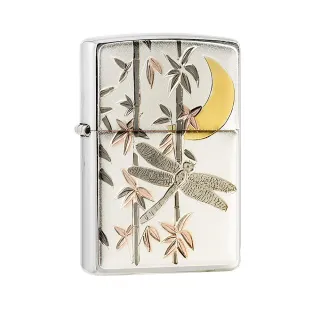 【Zippo】日本傳統風格-竹林蜻蜓防風打火機(美國防風打火機)