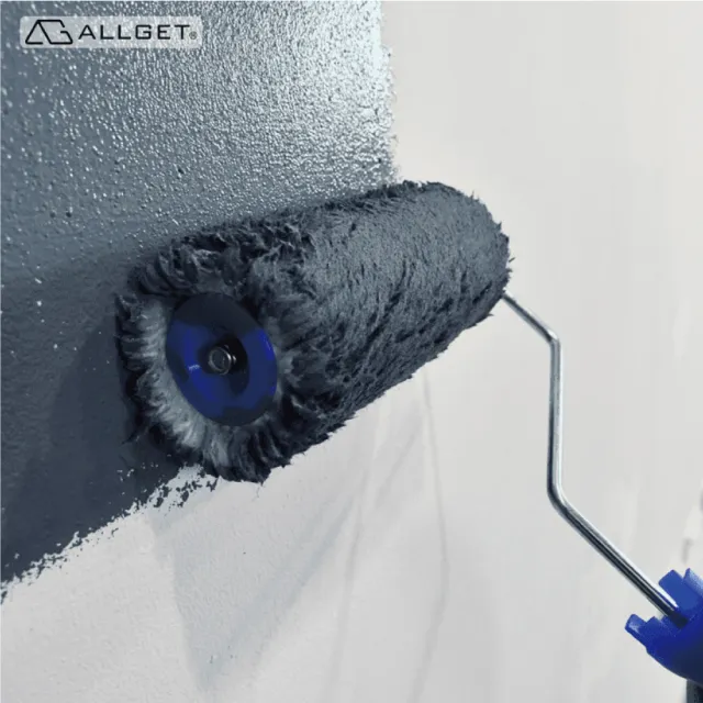 【ALLGET】黑傑客2000型滾筒刷-7吋(效率厚塗型 不掉毛 外牆用 油漆滾輪 油漆滾筒 油漆刷 各種表面適用)