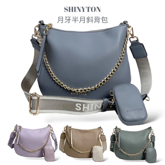 SHINYTONSHINYTON 108085月牙包斜背包半月包、肩背包、腋下包、鏈條包、側背包、附零錢包、手提包、斜背包