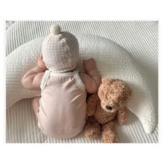 哺乳枕 月亮枕 嬰兒枕(寶寶靠枕 純棉透枕 枕頭 嬰兒枕)