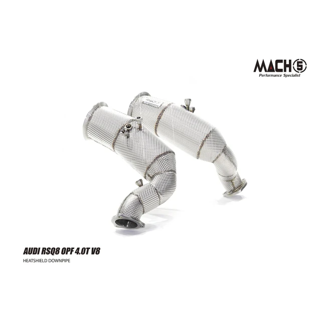 Mach5 AUDI RSQ8 高流量帶三元催化排氣管_O/GPF排溫排壓感知器(SQ7 SQ8 V8 4.0)