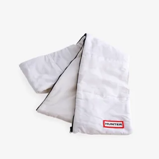 【HUNTER】配件-INTREPID鋪棉拉鍊圍巾(白色)