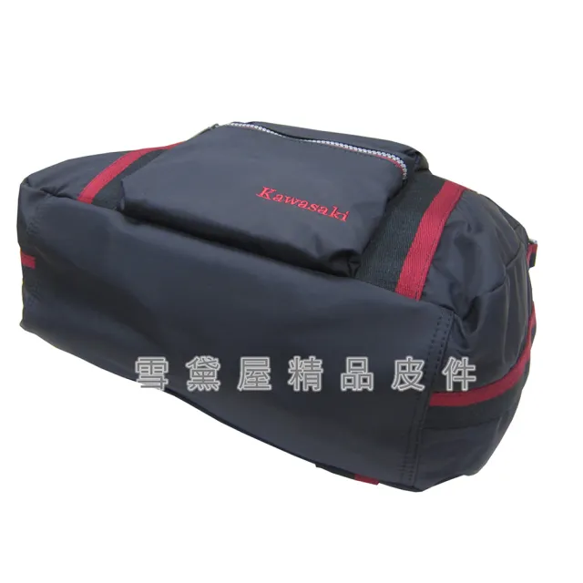 【KAWASAKI】托特包大容量可A4資料夾(8吋平板手提袋可手提肩背斜側背附長背帶購物袋男女全齡適用)