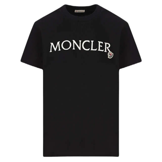 MONCLER 春夏新款 男款 胸前三色標誌圖案&左臂品牌L
