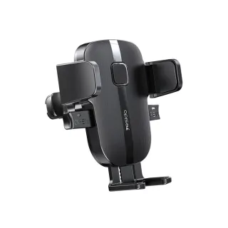 【yesido】三角穩夾按壓式車用/出風口手機支架