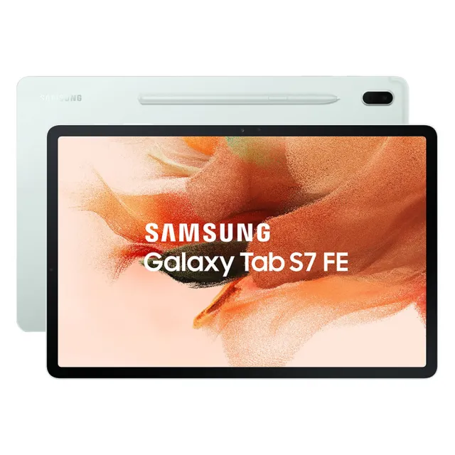 【SAMSUNG 三星】Galaxy Tab S7 FE 12.4吋 4G/64G WIFI 平板電腦(T733/銀/黑/粉/綠)