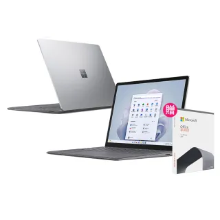 【Microsoft 微軟】Office 2021★13吋i5輕薄觸控筆電(Surface Laptop5/i5-1235U/8G/256G/W11-白金)