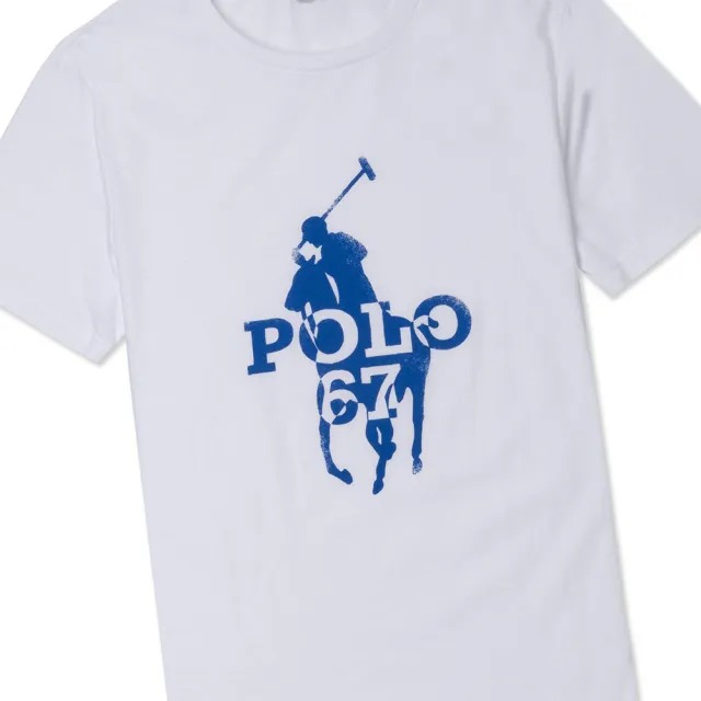 【RALPH LAUREN】RL POLO 經典印刷標誌圖案短袖T恤 上衣-多色選(平輸品/短T/春夏舒適/)
