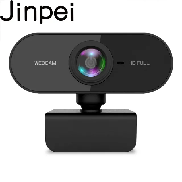 【Jinpei 錦沛】1080p FHD 網路視訊攝影機 視訊鏡頭 Webcam(JW-01B)
