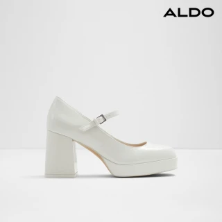 【ALDO】TROWE-現代甜美氛圍瑪莉珍鞋-女鞋(白色)