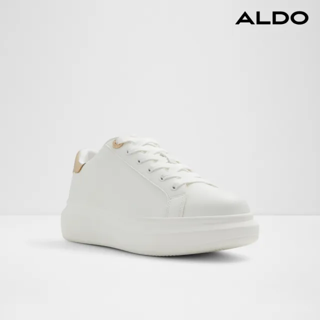 【ALDO】REIA-流行百搭款小白鞋-女鞋(白金)