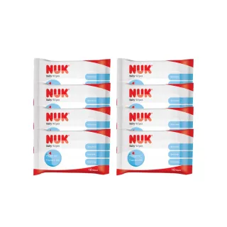 【NUK 官方直營】NUK濕紙巾外出攜帶組10抽x8包