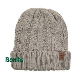 【Bonita 葆倪】日本進口 麻花雙面毛線帽-992-3502(日本進口手工雙面毛線帽)