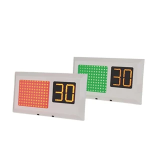 【昌運監視器】LK-1045 平板雙色LED紅綠燈箱 停車場號誌顯示器 含倒數計秒顯示器