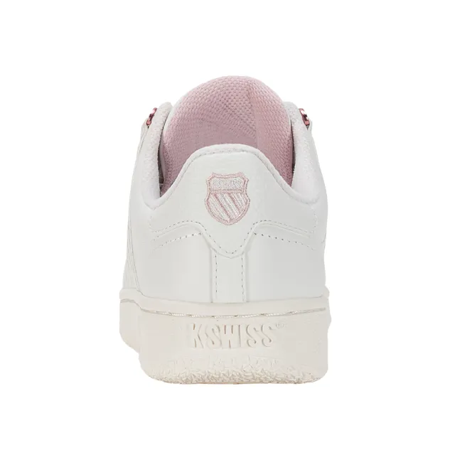 【K-SWISS】時尚運動鞋 Classic VN-女-白/粉紅/玫瑰金(小白鞋 97321-195)