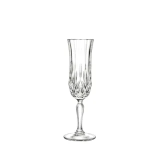 【RCR】無鉛水晶玻璃笛型香檳杯  紅白酒杯 高腳杯(OPERA130ml 氣泡酒杯 KAYEN)