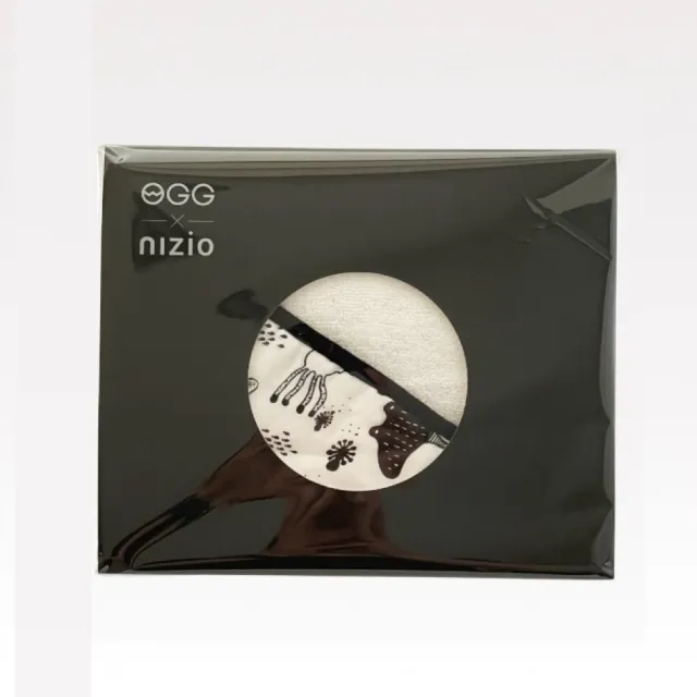 【Nizio】聯名限定組-OGG x Nizio 小蘑菇成長浴巾/浴袍 禮盒(浴巾+大人圍裙＋包巾＋浴袍/斗篷)