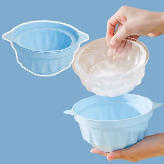 【夏日清涼】自製加厚冰碗造型模具(大容量 DIY 輕鬆脫模 降溫 創意小物 冷凍 盛裝容器)