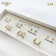 【Golicc】耳環  一周耳釘 倒數日期 7日 心情套裝組(飾品 耳飾 生日禮物 滿額贈7日花盒組)