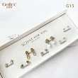 【Golicc】耳環  一周耳釘 倒數日期 7日 心情套裝組(飾品 耳飾 禮物 週年慶 滿額贈)