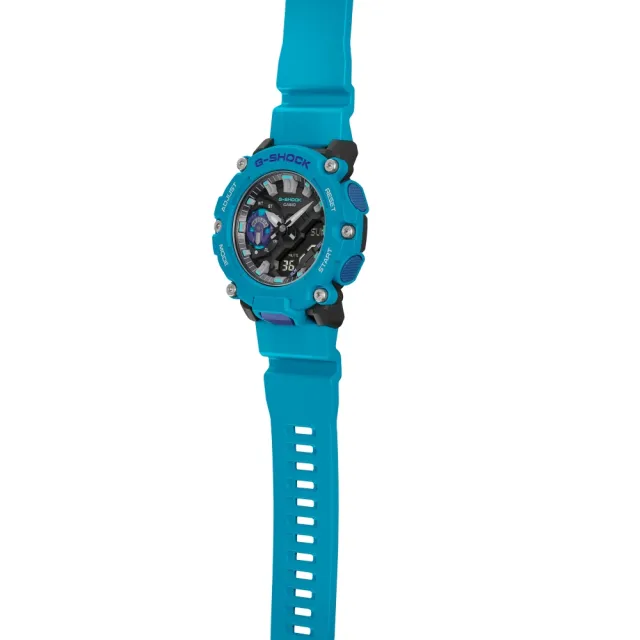 CASIO 卡西歐】G-SHOCK 碳核心防護雙顯腕錶女王節(GA-2200-2A) - momo