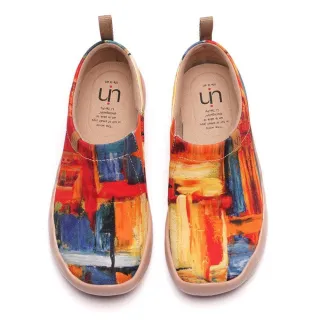 【uin】西班牙原創設計 女鞋 色猜彩繪休閒鞋81012093(彩繪)