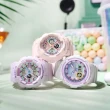 【CASIO 卡西歐】BABY-G 柔和色彩雙顯腕錶 母親節 禮物(BA-110XPM-6A)