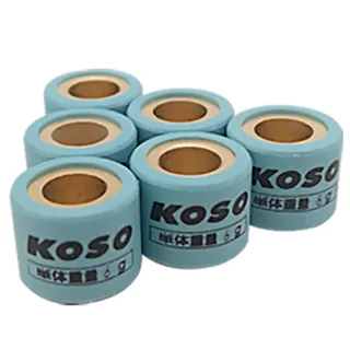 【KOSO】D15x12mm EVO 鈦金剛滾珠、普利珠 一組6顆(JOG / RS 100 / CUXI 100 傳動套件、驅動盤、普利盤)