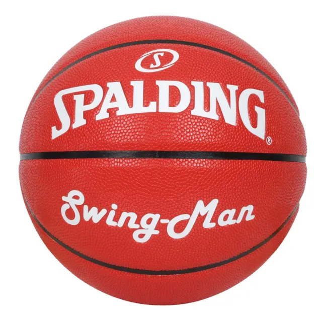 【SPALDING】SWINGMAN系列#7合成皮籃球-訓練 室外 室內 紅白(SPB1131B7)