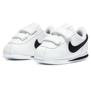 【NIKE 耐吉】CORTEZ BASIC SL TDV 小童 童鞋 阿甘鞋 親子款 魔鬼氈 運動 休閒鞋 白黑 904769-102