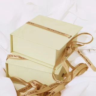 【送禮心裡】質感磁吸緞帶包裝盒-2入組(首飾盒 飾品盒 化妝品 收納盒 禮盒 項鍊 戒指 耳環 禮品 禮物盒)