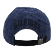 【Tommy Hilfiger】H大字母線LOGO拚色棒球帽(藍x藍)