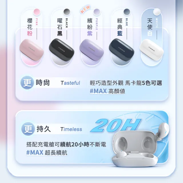 MEES T6 Max 新升級無線藍芽耳機