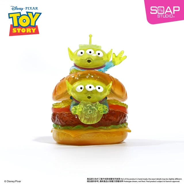 【Beast Kingdom 野獸國】玩具總動員 三眼怪 漢堡透明款(SOAP STUDIO PX044)