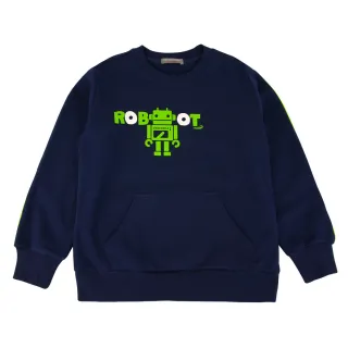 【Crocodile Junior 小鱷魚童裝】『小鱷魚童裝』機器人印圖口袋上衣(U64436-05 小童款)